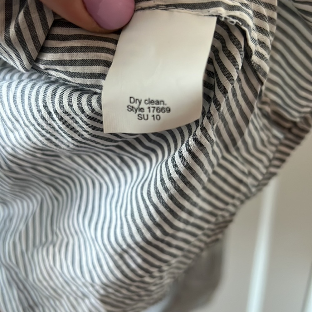 Striped J. Crew button down - 10 - Picture 2 of 3
